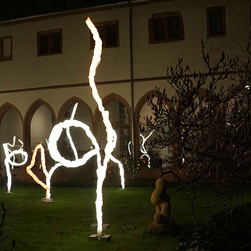 Großstadtarchitektur und Lichteffekte sind die Bausteine für ein einzigartiges Festival in Frankfurt