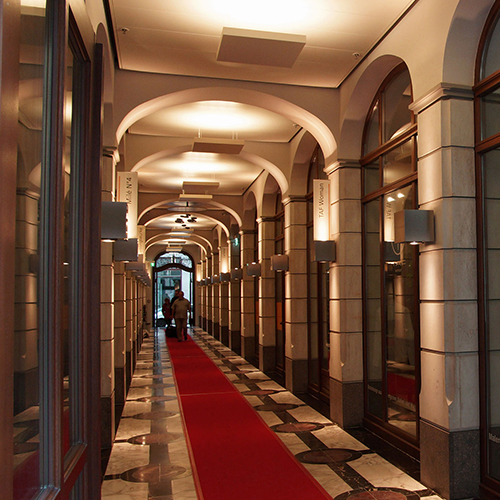 Denkmalgeschütztes Gebäude, Einkaufspassage in Leipzig 'Städtisches Kaufhaus'