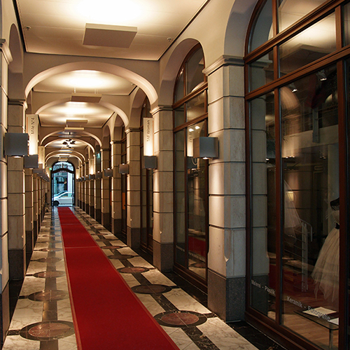 Denkmalgeschütztes Gebäude, Einkaufspassage in Leipzig 'Städtisches Kaufhaus'